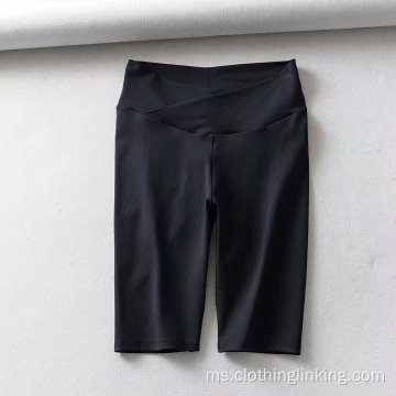 Workout Tinggi Pinggang Yoga Running Shorts